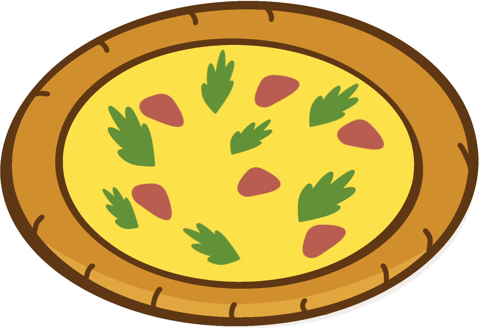 A delicious pizza